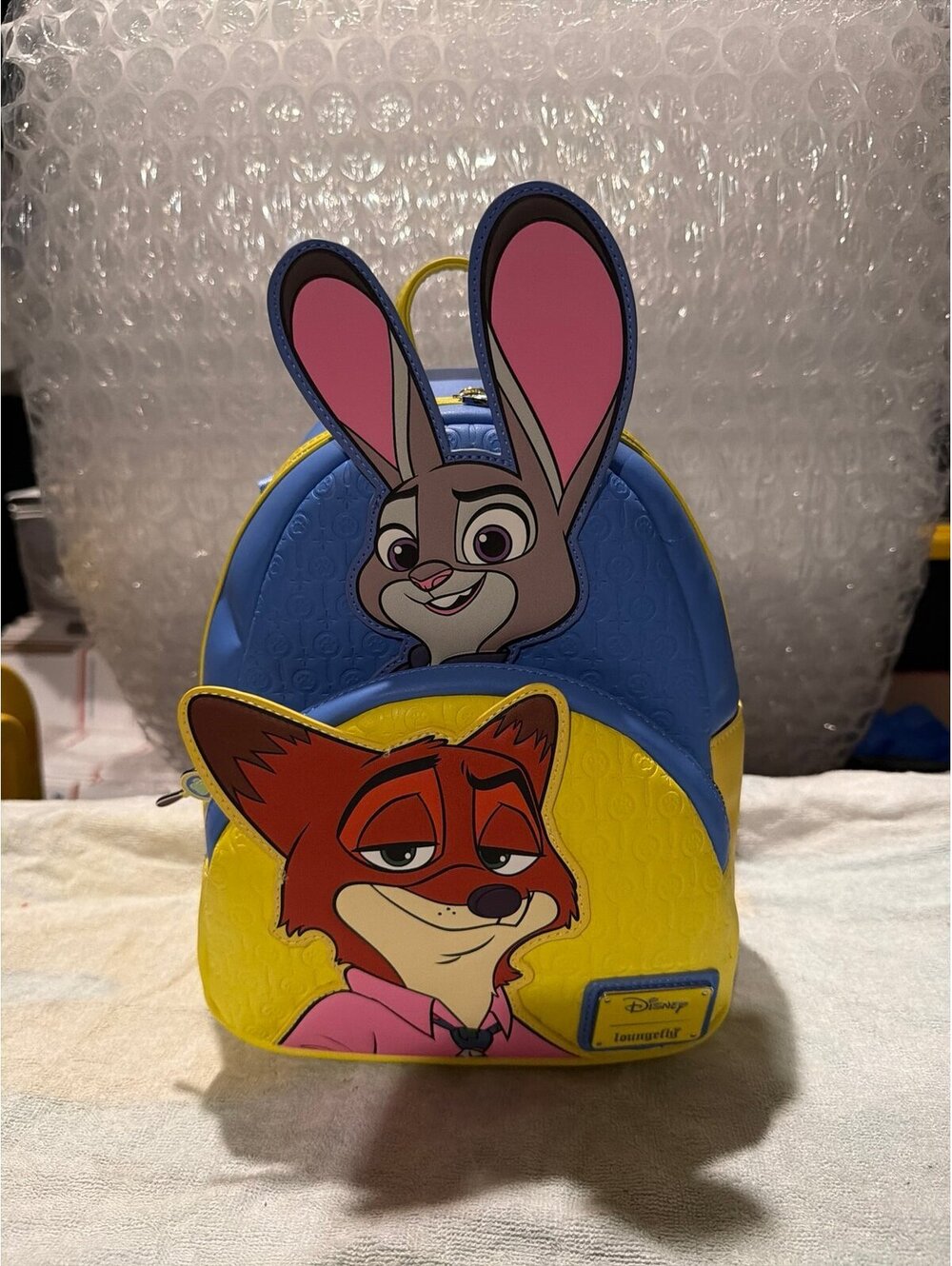 Loungefly Disney Zootopia Nick & Judy Stacked Mini Backpack NWT